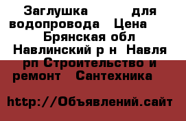 Заглушка Poelsan для водопровода › Цена ­ 40 - Брянская обл., Навлинский р-н, Навля рп Строительство и ремонт » Сантехника   